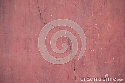 Red old vintage aged cement street rusty grunge Stock Photo