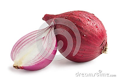 Red onion Stock Photo