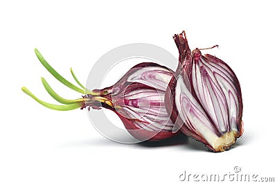 Red onion Stock Photo