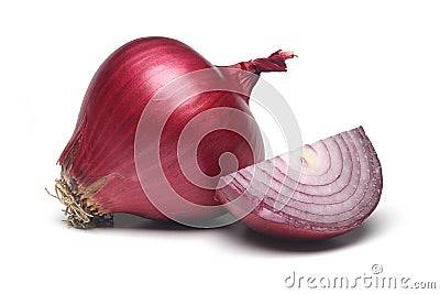 Red onion Stock Photo