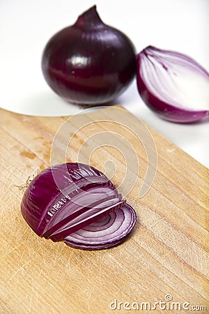 Red Onion Stock Photo