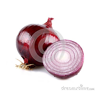 Red onion Stock Photo