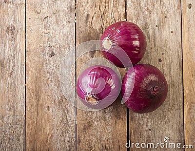 Red onion wood Stock Photo