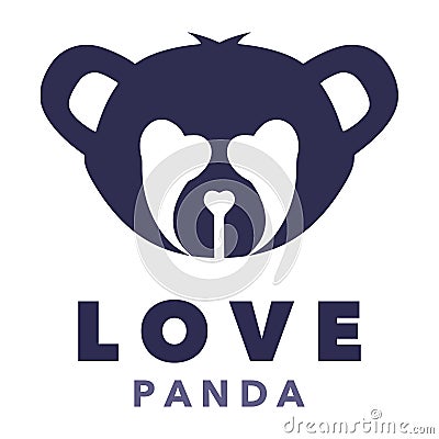 Red panda love Vector Illustration