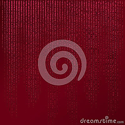 Red pattern. Abstract crimson background. Maroon vector illustration. Scarlet glitter stripes. Dark red foil texture. Luxury patte Vector Illustration