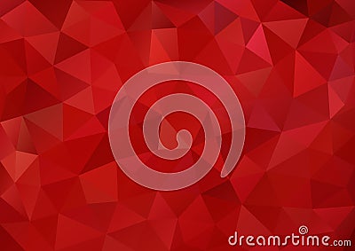 Red Pattern geometric05 Vector Illustration