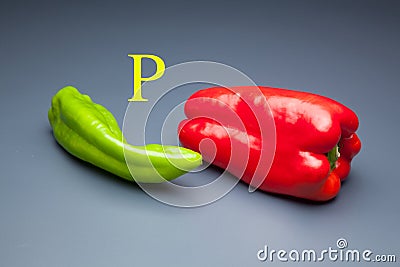 Pepper full of vitamins Stock Photo