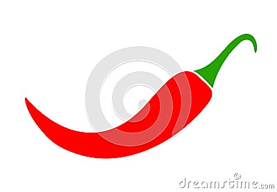 Red pepper icon Vector Illustration