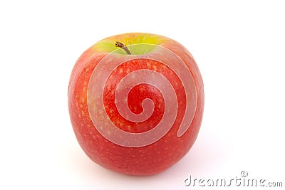 Red Pink Lady apple Stock Photo