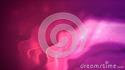 red and pink shining ardent gentle objects - abstract 3D rendering Stock Photo