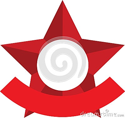 Red star USSR Stock Photo
