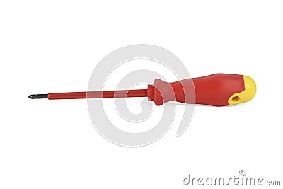 Dielectric screwdriver Stock Photo