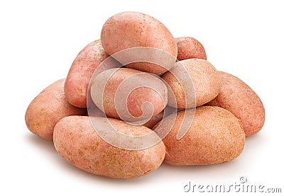 Red potatoes Stock Photo