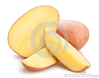 Red potatoes Stock Photo