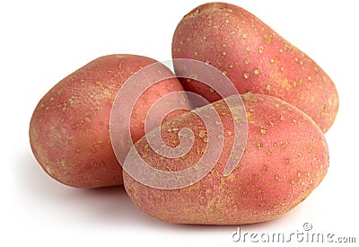 Red potatoes Stock Photo