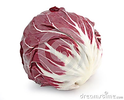 Red radicchio cabbage Stock Photo