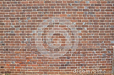 Red rectangle brick wall or masonry or tessellation Stock Photo