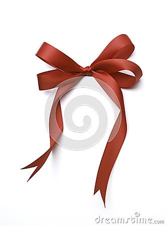 Red ribbon Stock Photo