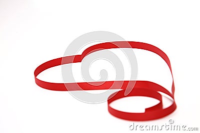 Red ribbon Stock Photo