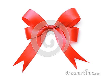 Red ribbon Stock Photo