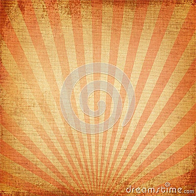 Red rising sun or sun ray Stock Photo