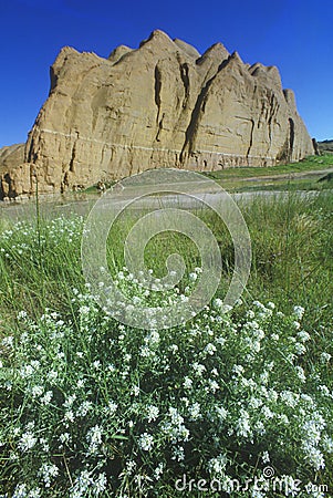 Red Rock landscape in Gallup NM Stock Photo