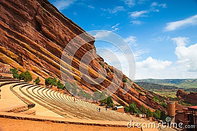 Red Rocks Amphitheater Editorial Stock Photo