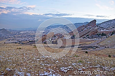 Red Rocks Park Colorado Stock Photo