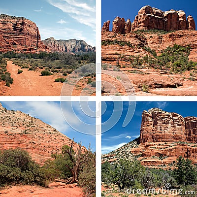Red Rocks of Sedona Arizona Stock Photo