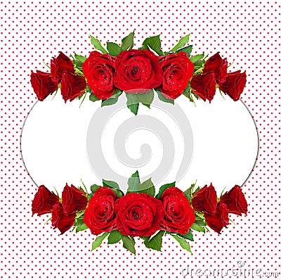 Red rose flowers background Stock Photo