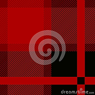 Red Royal Stewart Tartan Seamless Cloth Pattern Stock Photo