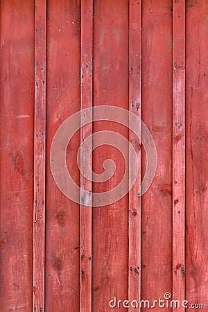 Red Rustic Board and Batten Barn Wood Background Stock Photo