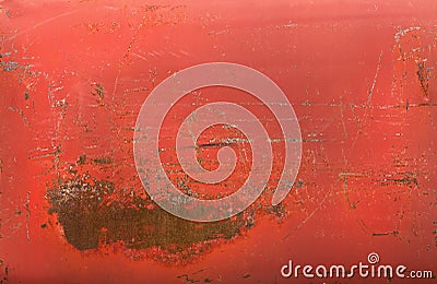 Red rusty metal texture Stock Photo