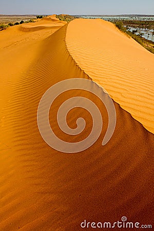 Australian Sand Dunes Stock Photo