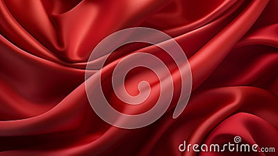 Stunning Hyper-realistic Silk Fabric With Bold Color Blends Stock Photo