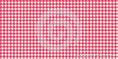 Red Scarlet Seamless Houndstooth Pattern Background Stock Photo