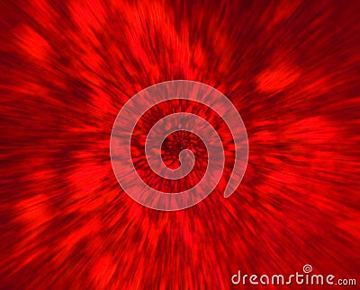 Red science fiction art abstract background Stock Photo