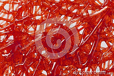 Red science fiction art abstract background Stock Photo