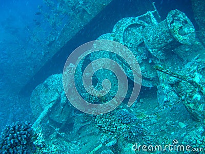 Giannis D Wreck Stern Wreckage Stock Photo