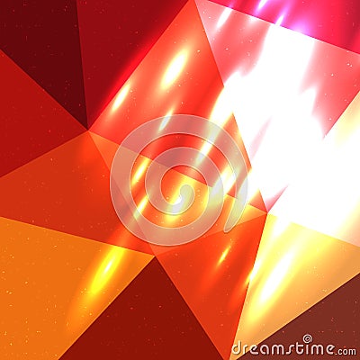 Red shiny background Vector Illustration