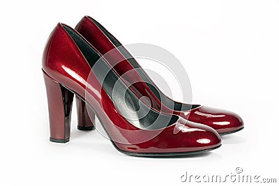 Red Shoes Stock Photo