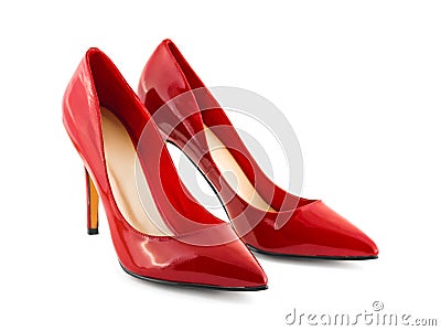 Red shoes Stock Photo