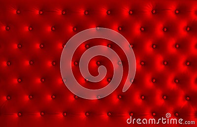 Red silk texture Satin background buttons Stock Photo