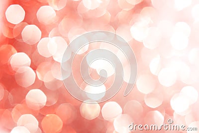 Red and silver abstract bokeh - perfect christmas and Valentine background Stock Photo