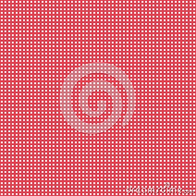 Red simple stripes abstract seamless vector pattern, primitive b Vector Illustration