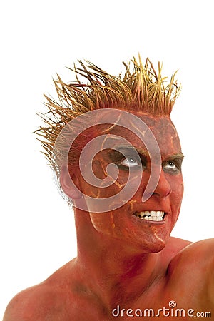 face onion red Stock Photo  Skin Image:  Demon Red 10283230