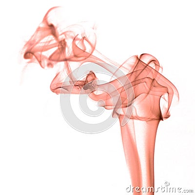 Red smoke abstract background Stock Photo