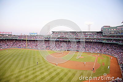 Red Sox game at Fenway park Editorial Stock Photo