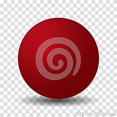 Red Sphere Ball Stock Photo