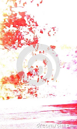 Red spot, watercolor background Vector Illustration